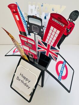 London Themed 3D Birthday Card, 6 of 6