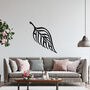 Minimalist Metal Botanical Leaf Wall Decor Gift For Home, thumbnail 1 of 11