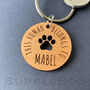 Personalised Dog Lover Key Ring. This Human Belongs To, thumbnail 5 of 7