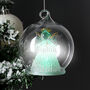 Personalised Christmas Message LED Angel Bauble, thumbnail 5 of 5