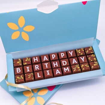 Personalised Chocolates In A Medium Box, 3 of 8