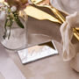 Personalised Mirror Silver Wedding Place Setting, thumbnail 1 of 3