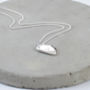 Silver Cloud Letter Necklace, thumbnail 3 of 4