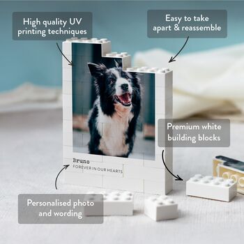 Personalised Pet Memorial Memory Block Keepsake, 5 of 9