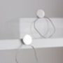 Sterling Silver Freeform Double Circle Earrings, thumbnail 2 of 5