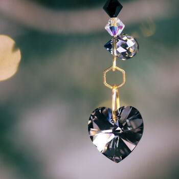 Black Heart Crystal Hanger, 2 of 3