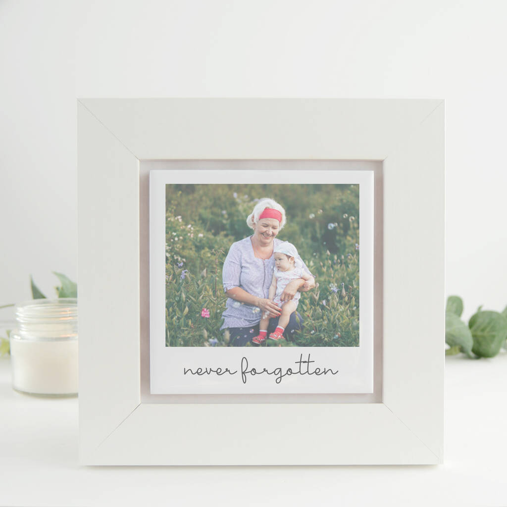 Personalised Photo Remembrance Gift By The Green Dovecote