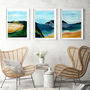 Seascape Painting Set Of Three, thumbnail 3 of 10