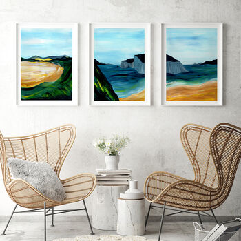 Seascape Painting Set Of Three, 3 of 10