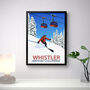 Whistler Ski Resort Poster, thumbnail 3 of 6