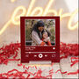 Photo And Song Acrylic Keepsake Sign With Stand, thumbnail 4 of 6