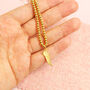 Angel Wing Yellow Gold Sterling Silver Slider Bracelet, thumbnail 1 of 6