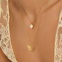 Butterfly Necklace 18k Gold Plated, thumbnail 2 of 7