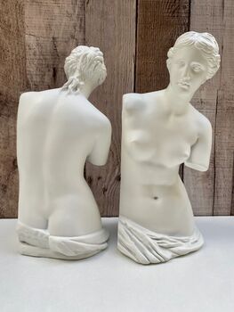 Pair Of Venus White Bookends Heavy Book Holders Gift, 8 of 9