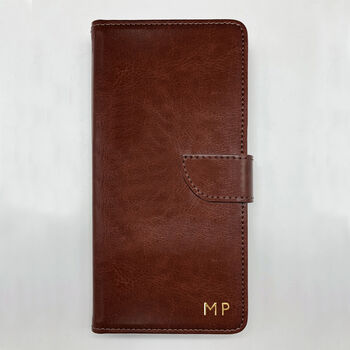 Luxury Faux Leather iPhone Case With Personalisation, 2 of 4