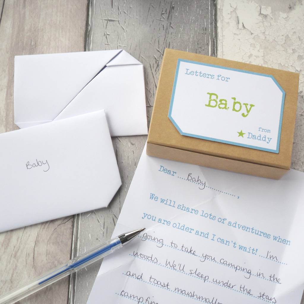 Personalised New Dad Or Dad To Be Keepsake Letters By Southside Pinatas