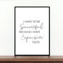 'I Have To Be Successful' Motivational, Fashion Print, thumbnail 3 of 3