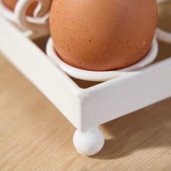 Vintage Iron Heart Egg Holder, 4 of 4