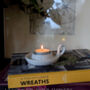 Ceramic 'Cup' Candle Holder Gift Set | Includes Tealights Or Beeeswax Candles, thumbnail 1 of 4