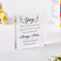 Personalised Remembrance Memorial Acrylic Keepsake Gift, thumbnail 3 of 5