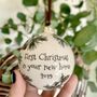 Personalised Pine Cone Bauble, thumbnail 2 of 3
