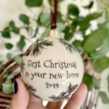Personalised Pine Cone Bauble, 2 of 3