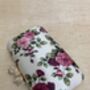 Rectangle Rose Floral Women's Clutch Bag, thumbnail 3 of 7