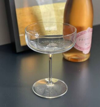 Platinum Jubilee Champagne Coupe, 2 of 3