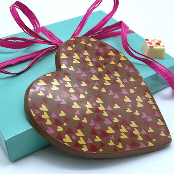 Large Milk Chocolate Heart Gift, 2 of 3