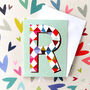Mini R Alphabet Card, thumbnail 3 of 5