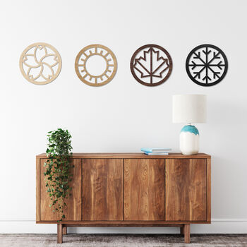 Four Seasons Wooden Wall Decor, 2 of 6