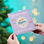 Personalised Pop Out Couples Bauble Christmas Card, thumbnail 3 of 4