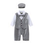 Baby Boy's All In One Outfit With Waistcoat Set, thumbnail 5 of 5