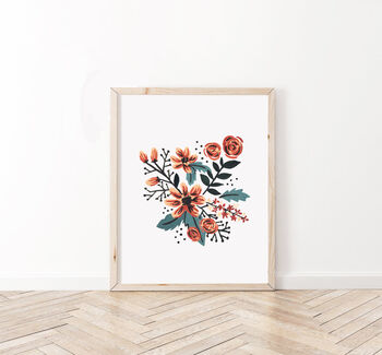 Set Of Four Floral Prints, 4 of 5