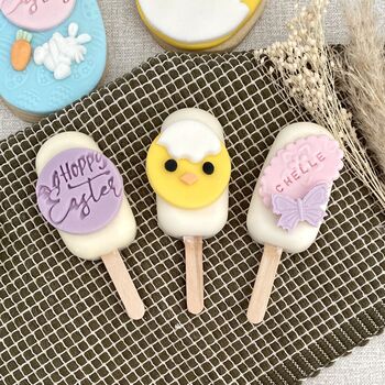Personalised Easter Trio Of Cakesicles, 6 of 10