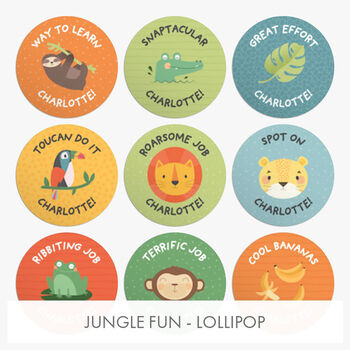 Personalised Reward Stickers 54 Stickers, 9 of 12