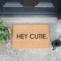 Hey Cutie Print Doormat, thumbnail 1 of 4