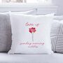 Personalised Love Is Cushion, thumbnail 1 of 2