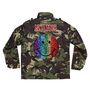 Sequin Smiley Face Personalised Kids Camo Jacket, thumbnail 6 of 7