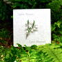 Lily Of The Valley White Flower Brooch, thumbnail 4 of 6