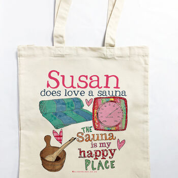 Personalised Sauna Bag, 2 of 6