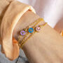 Personalised Enamel Disc Initial Bracelet, thumbnail 6 of 9