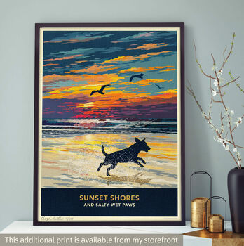Scenic Jack Russell Limited Edition Print. A Dog Lovers Gift, 9 of 9