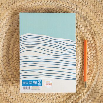 A5 Tidal Waves Notebook, 2 of 7