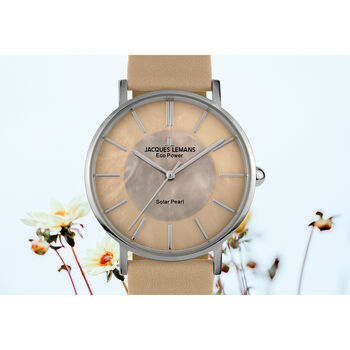 Jacques Lemans Eco Power Mother Of Pearl Watch, 12 of 12