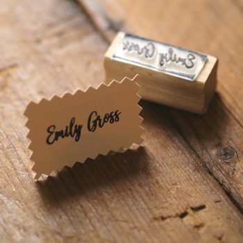 Personalised Name Stamp By Pretty Rubber Stamps | notonthehighstreet.com