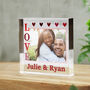 Personalised Love Photo Upload Crystal Block, thumbnail 3 of 5