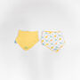 Pack Of Two Baby Bibs In Organic Cotton, thumbnail 3 of 6