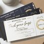 Personalised Boarding Pass Scratch Reveal Gift Voucher, thumbnail 3 of 9