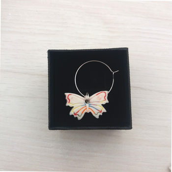 Butterfly Wine Glass Charms, 3 of 6
